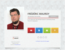 Tablet Screenshot of fredericmauroy.com